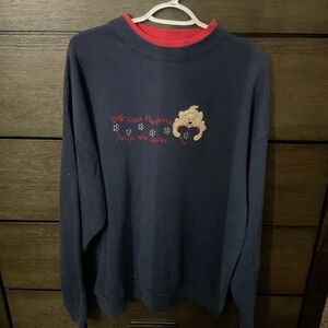 Navy Blue Dog Lover's Sweater